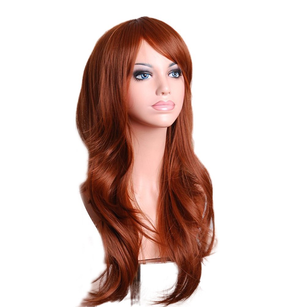 Рыжий женский парик