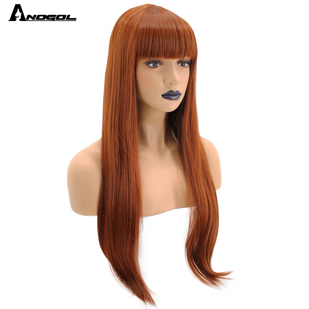 Парик рыжий длинный
