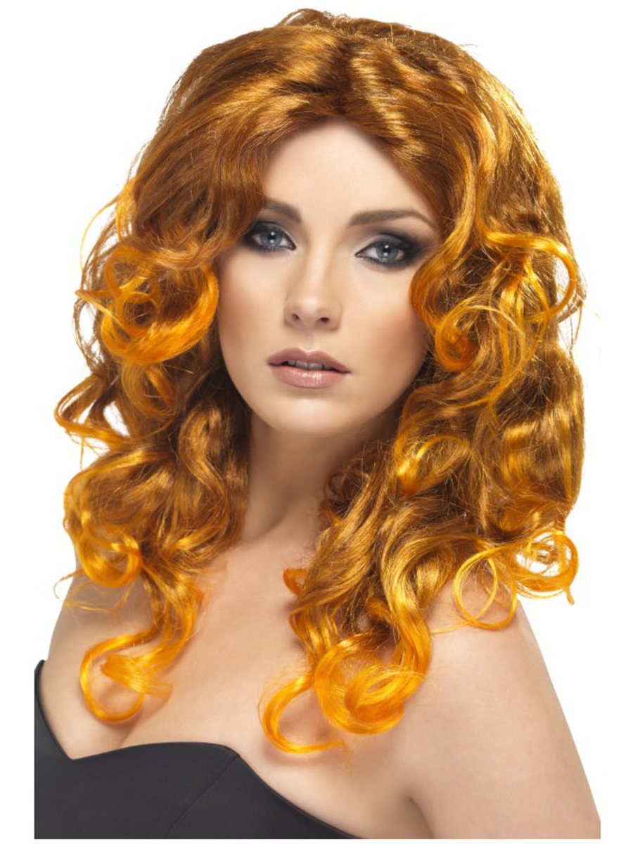 Парик пышный рыжий