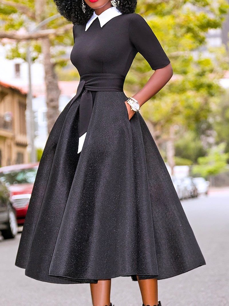 Платье с юбкой-солнце