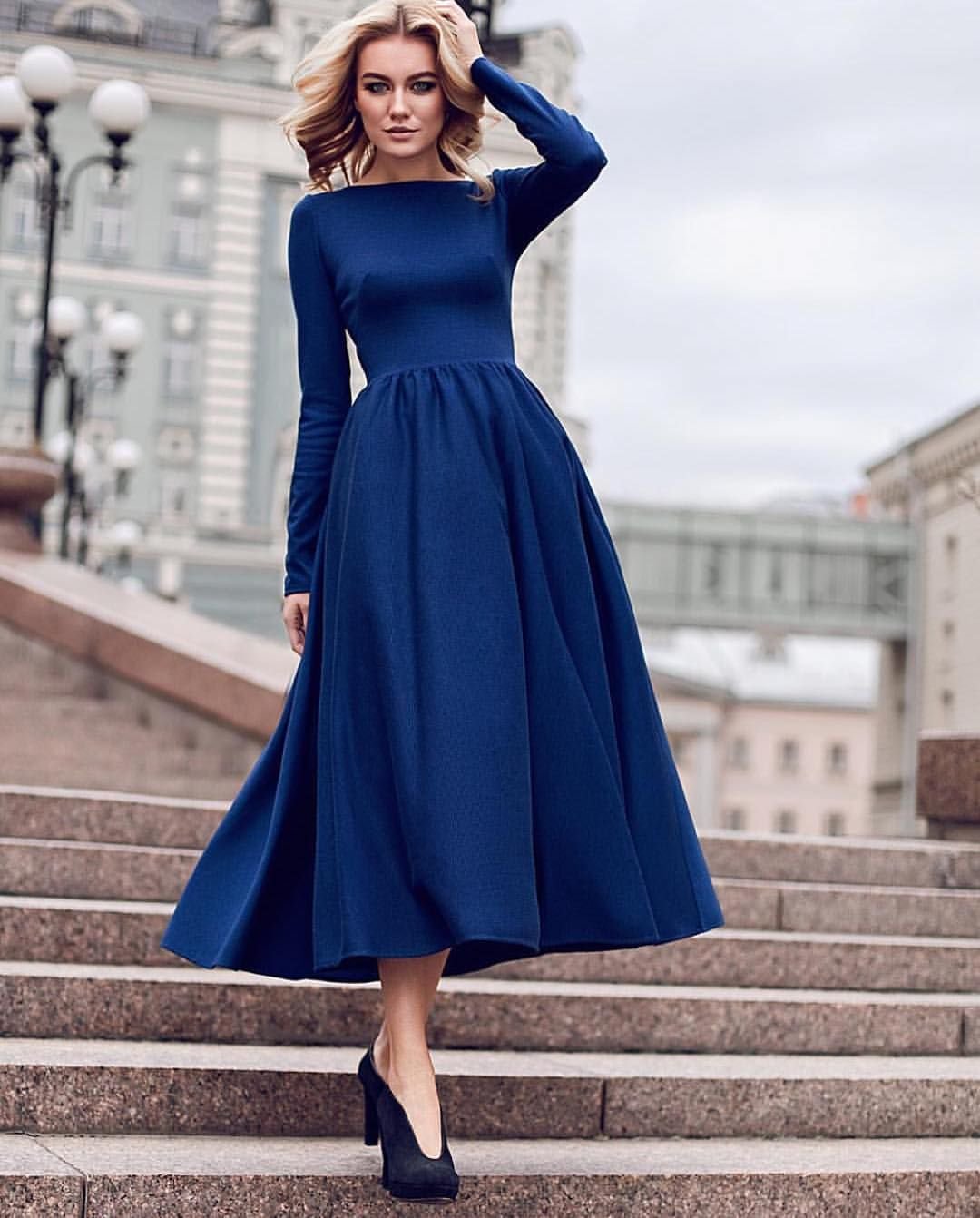 Платье солнце клеш