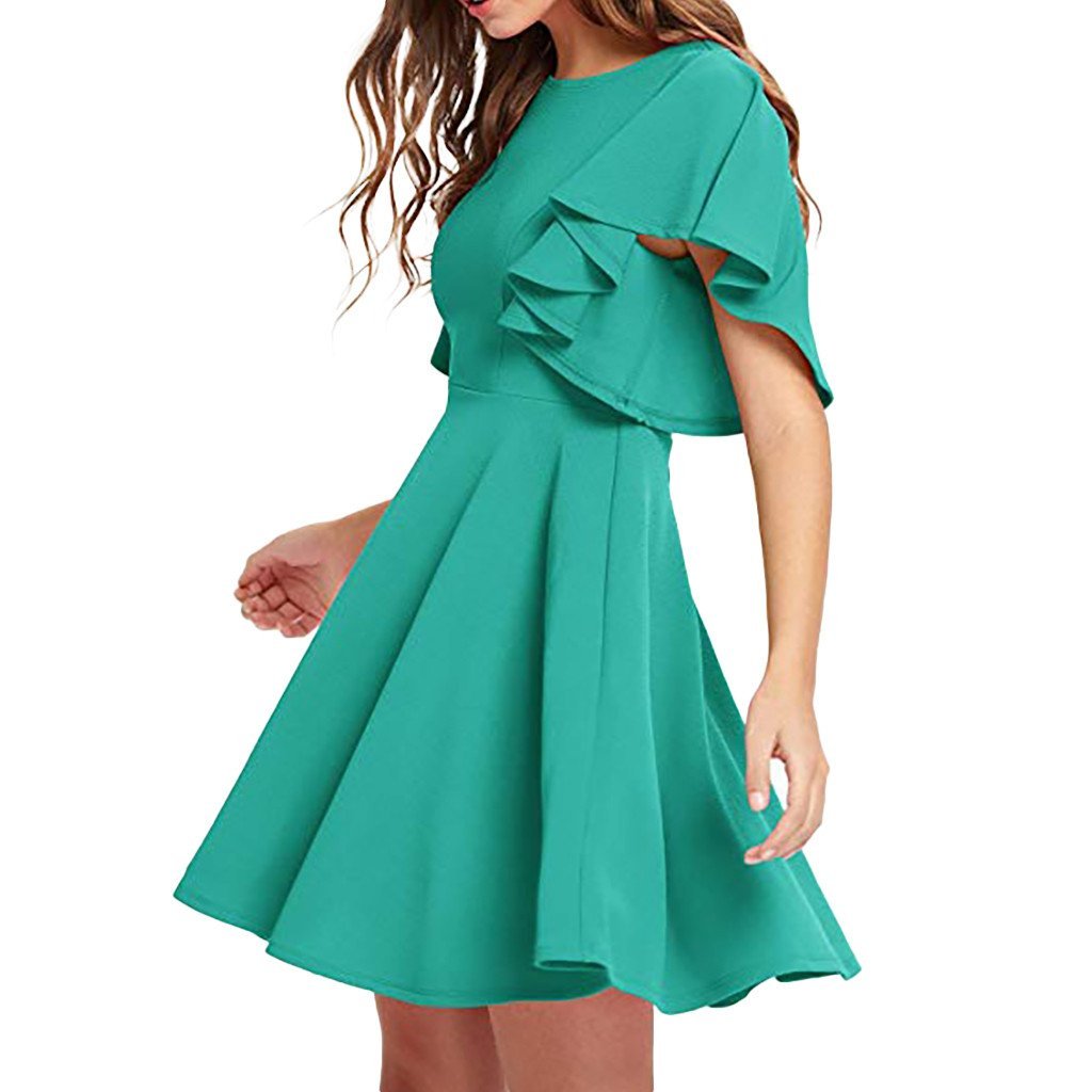 Платье расклешенное от груди