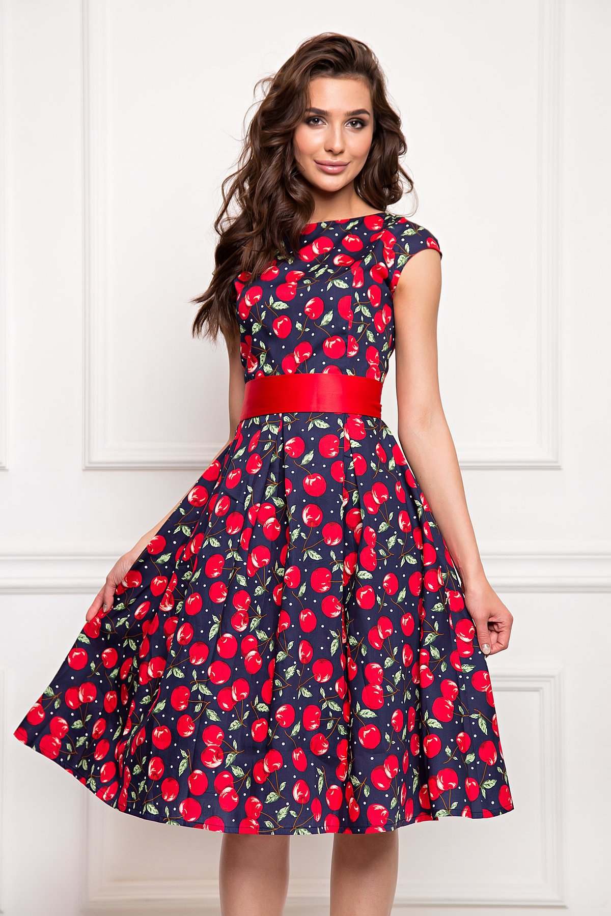 Платье солнце клеш