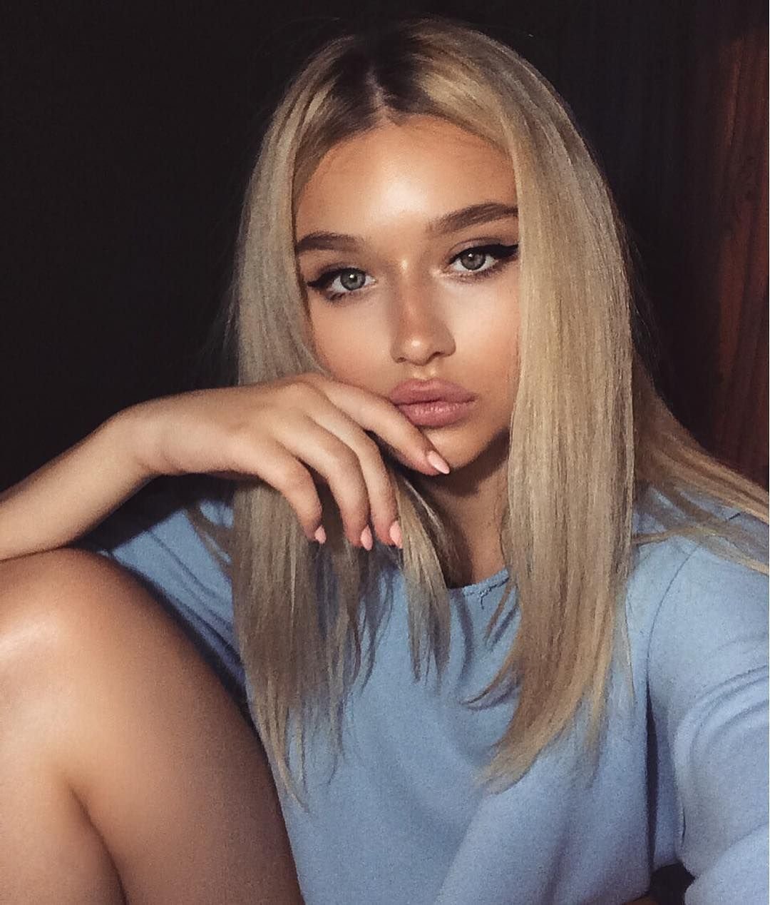 Татарка со светлыми волосами