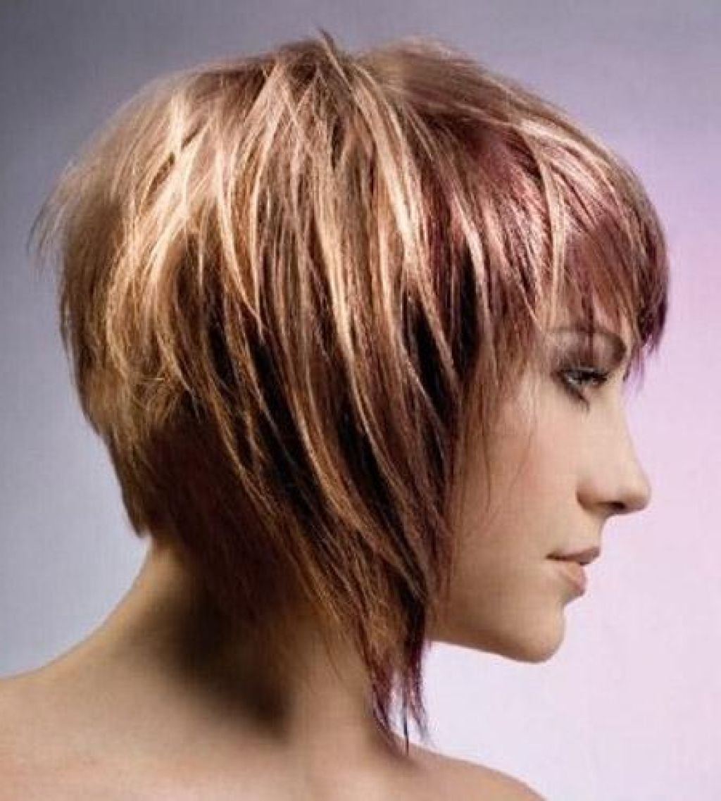 Стрижка градуированное каре Каскад Боб