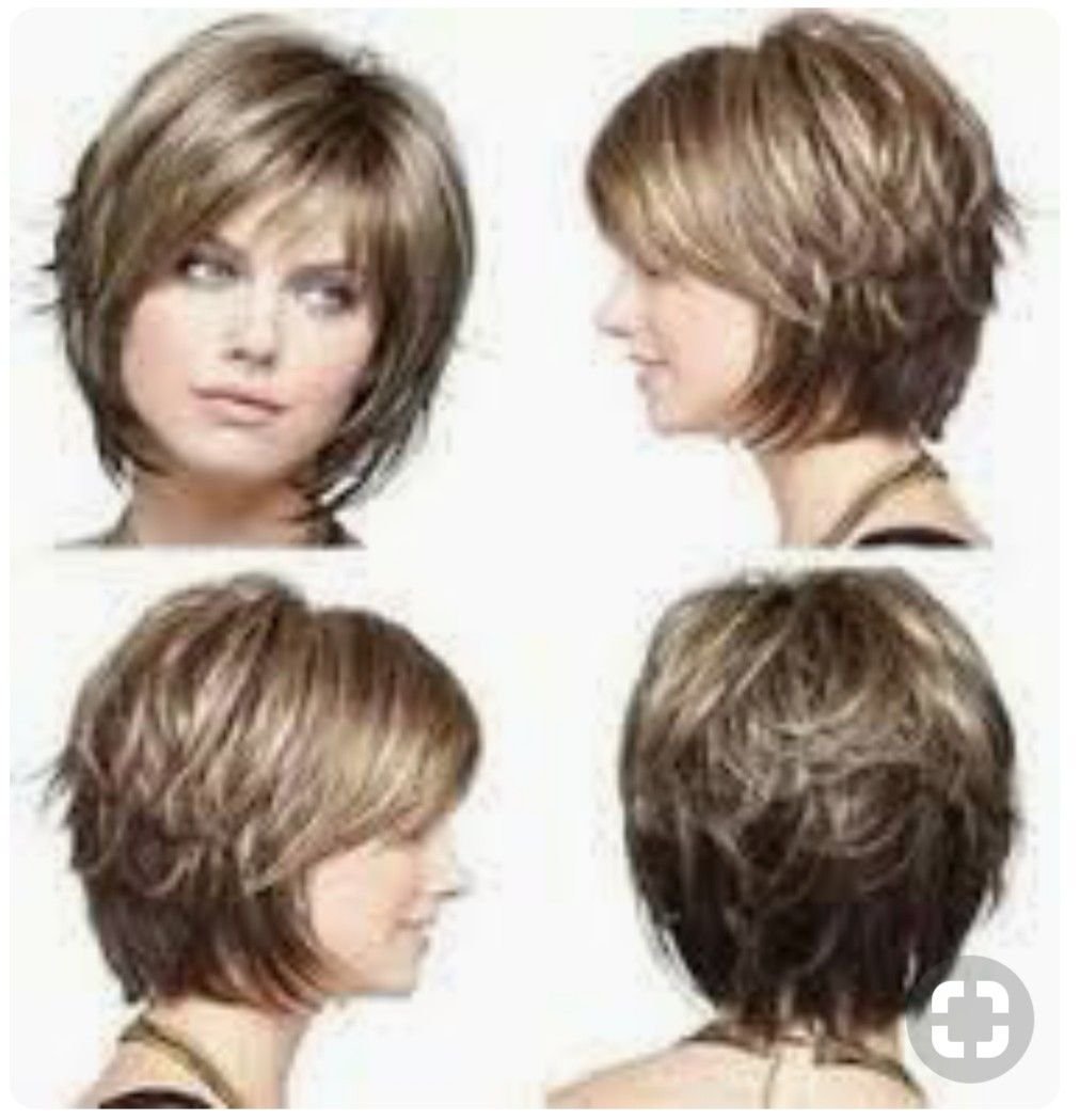 Стрижка филированный Каскад на короткие волосы