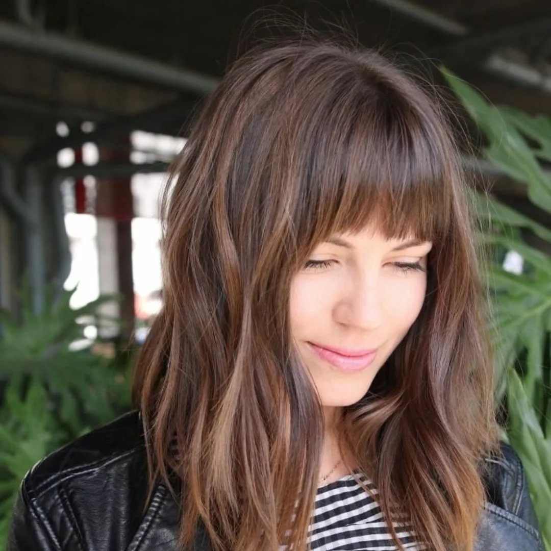 Челка шторка редкая