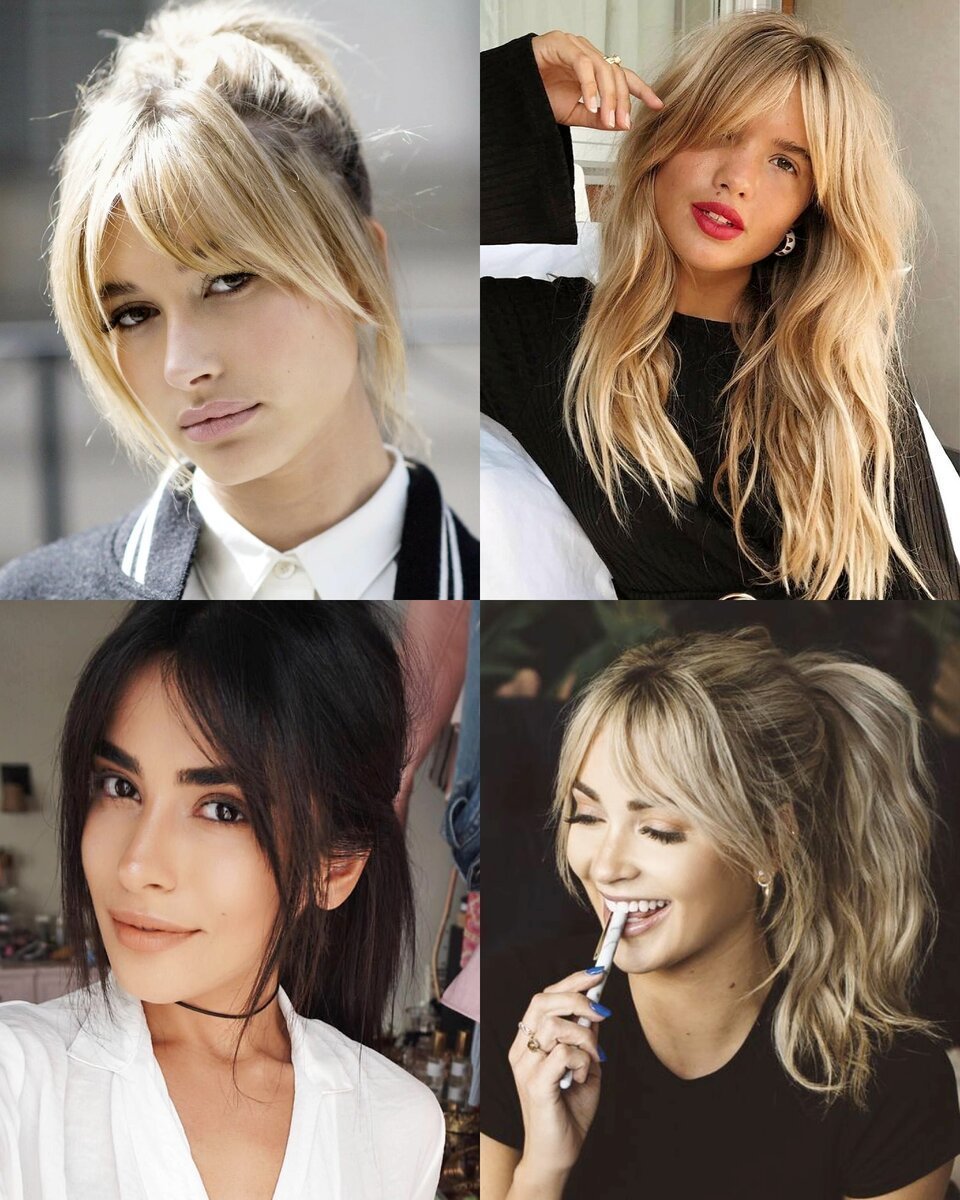 Каре с челкой до и после