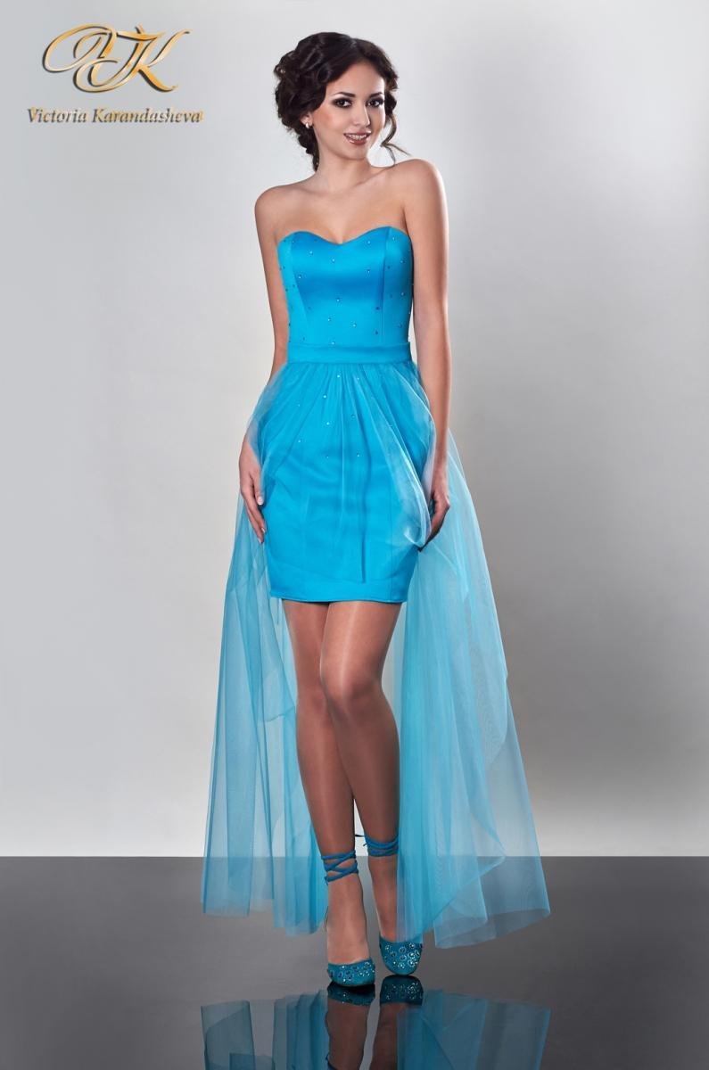 Платье с отстегивающейся юбкой на выпускной