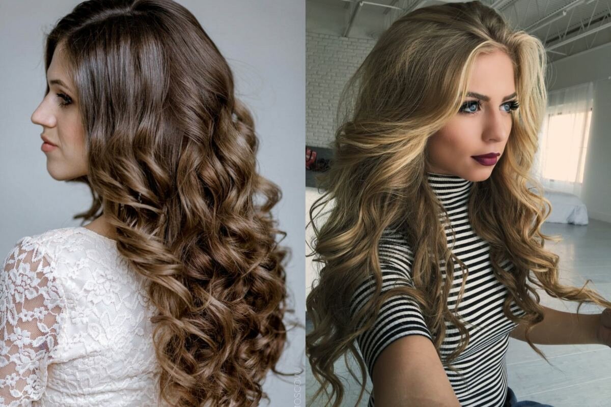 Локоны на длинные