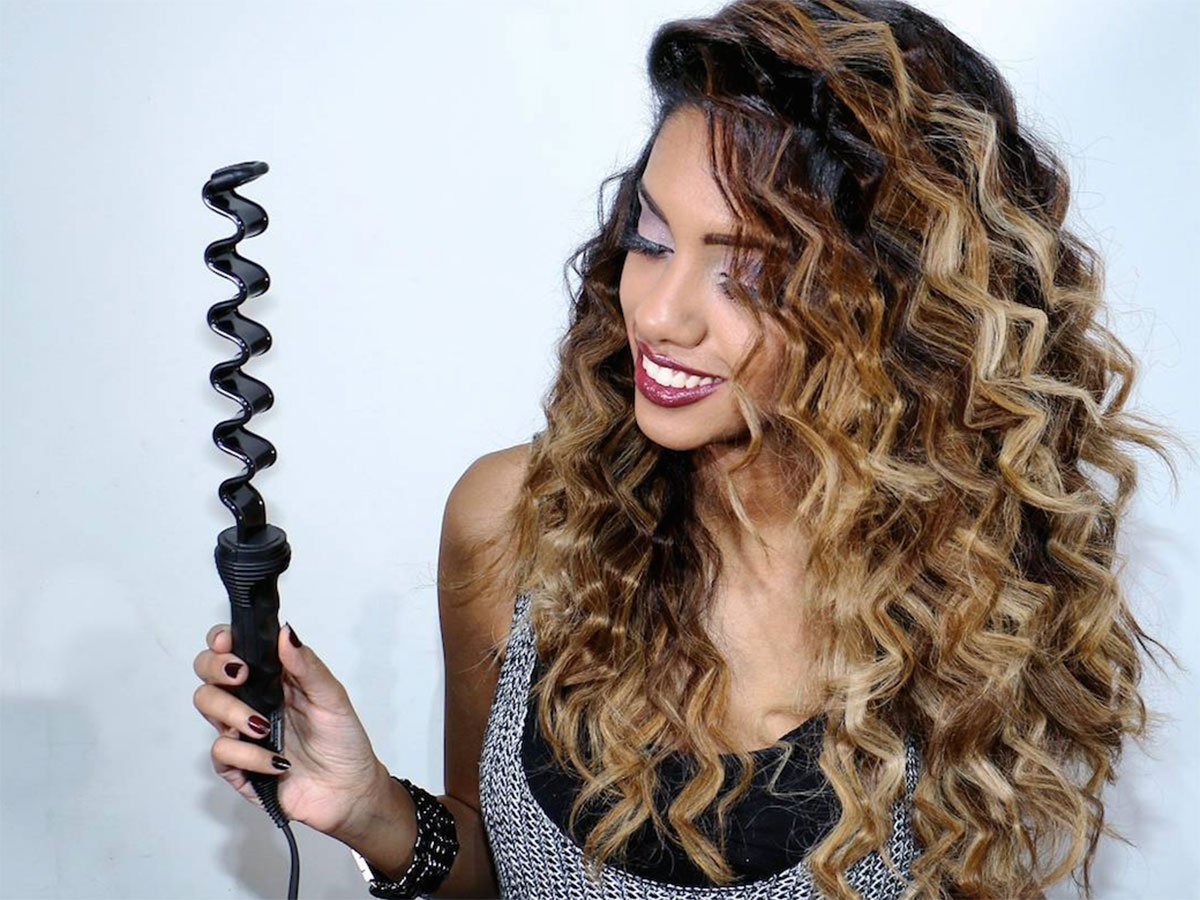 Плойка для ломаных локонов
