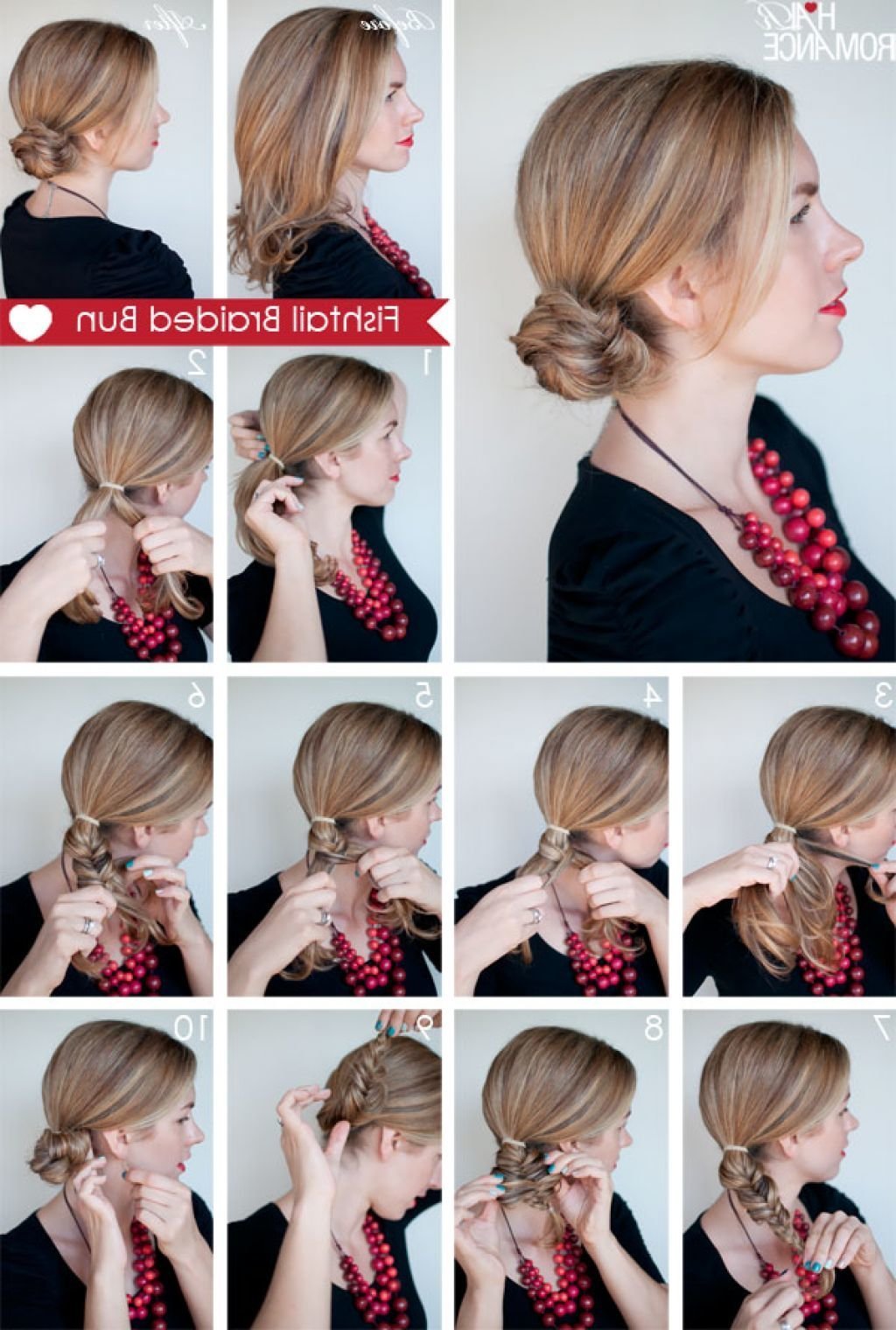 Собранные прически на короткие волосы пошаговое