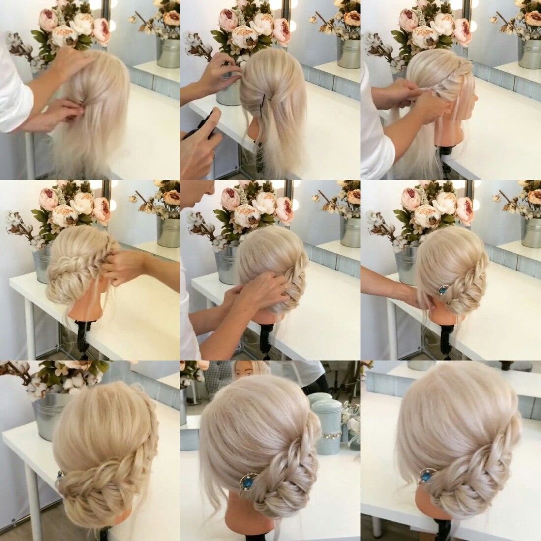 Свадебные прически пошагово