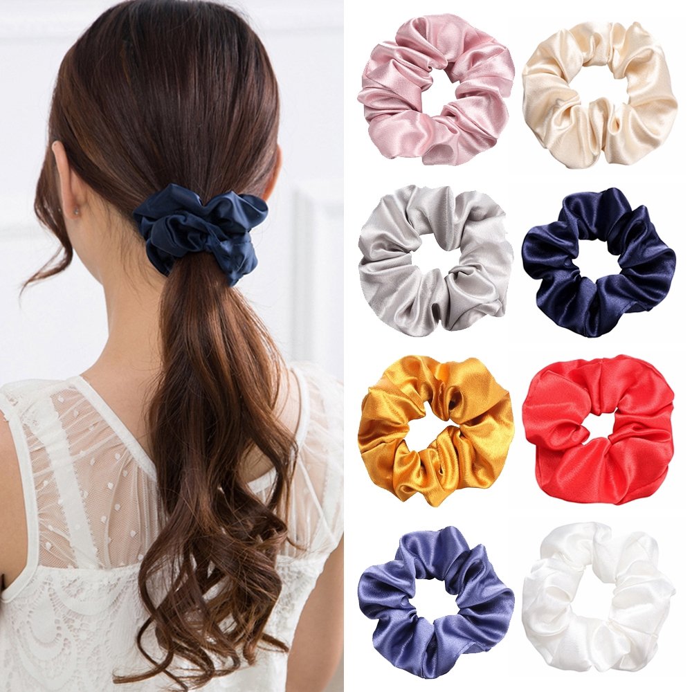 Атласные резинки для волос