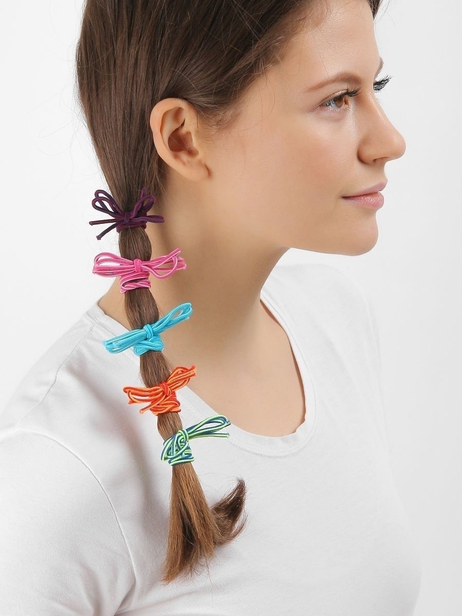 Резинки с косичками для волос