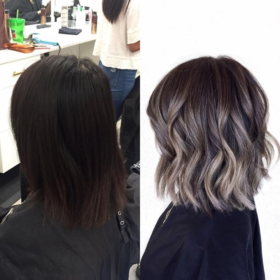 АИР тач на темные волосы каре