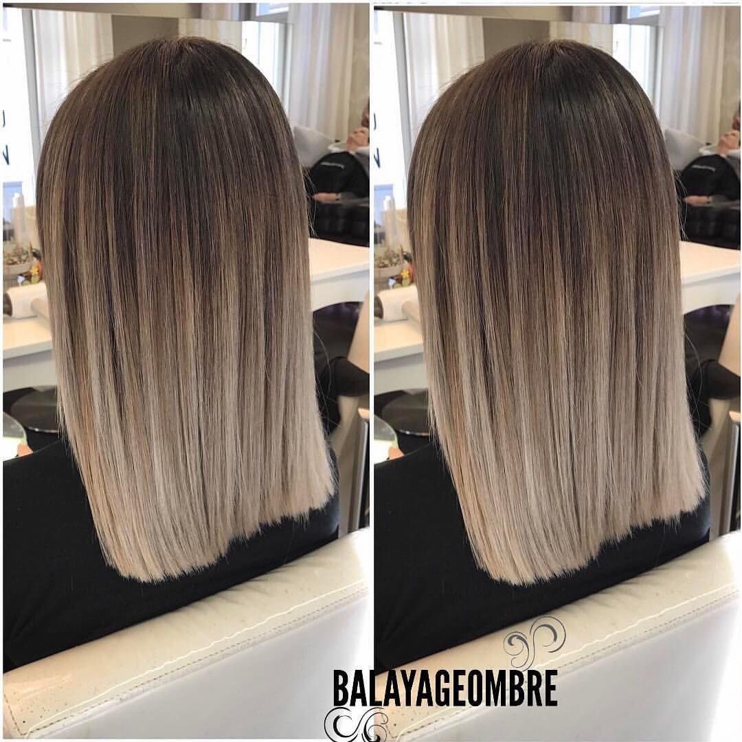 Окрашивание Эйр тач на темные волосы