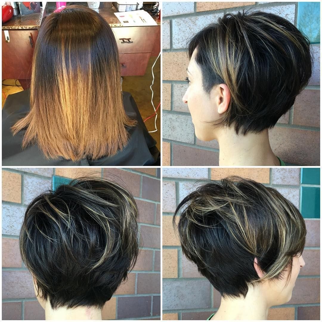 Тонирование на темные волосы короткие