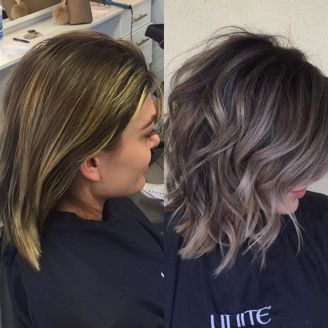 Эйр тач на короткие темные волосы