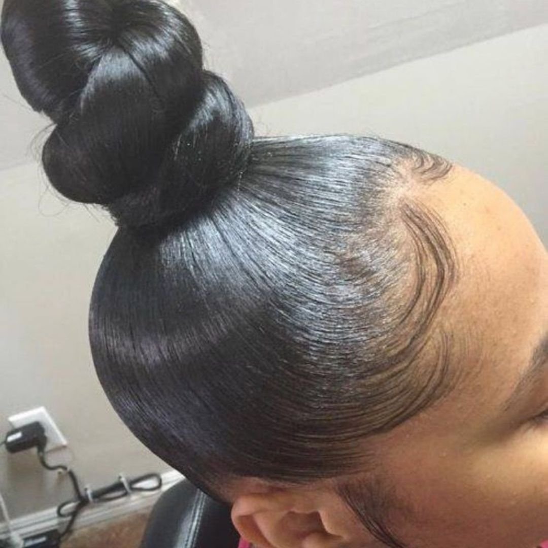 Высокий пучок для бальных танцев