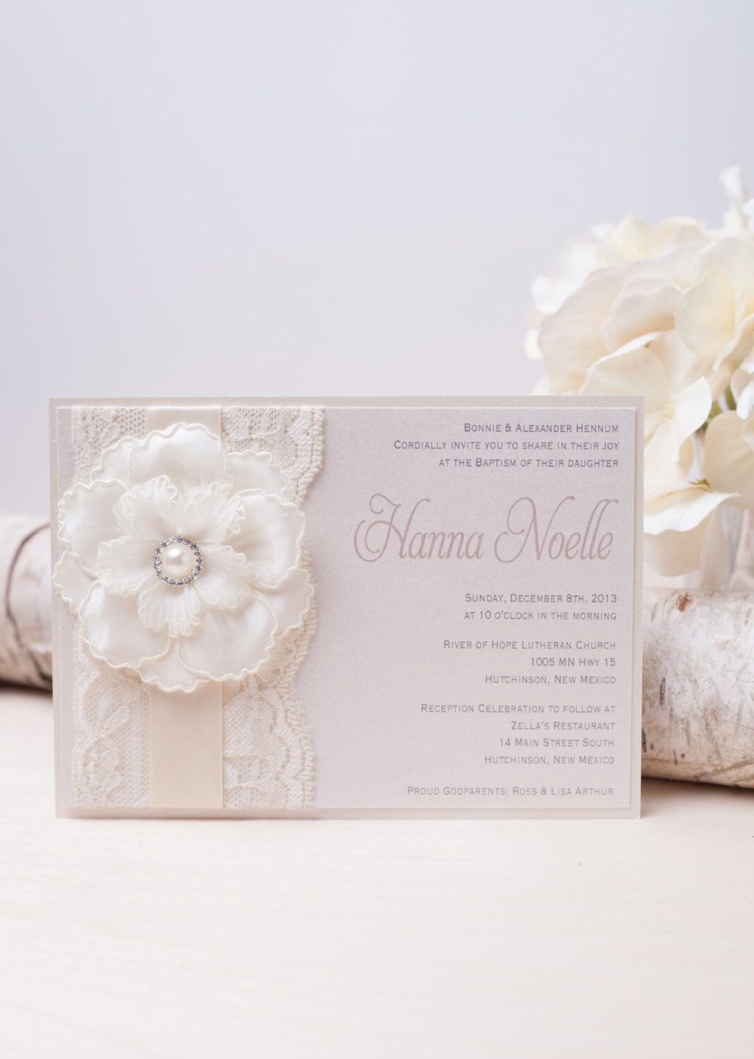 Приглашение на жемчужную свадьбу открытка