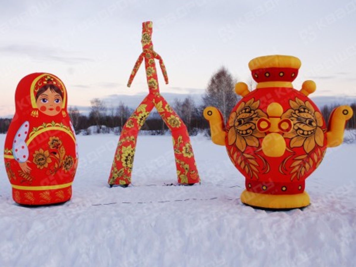 Надувные фигуры на Масленицу