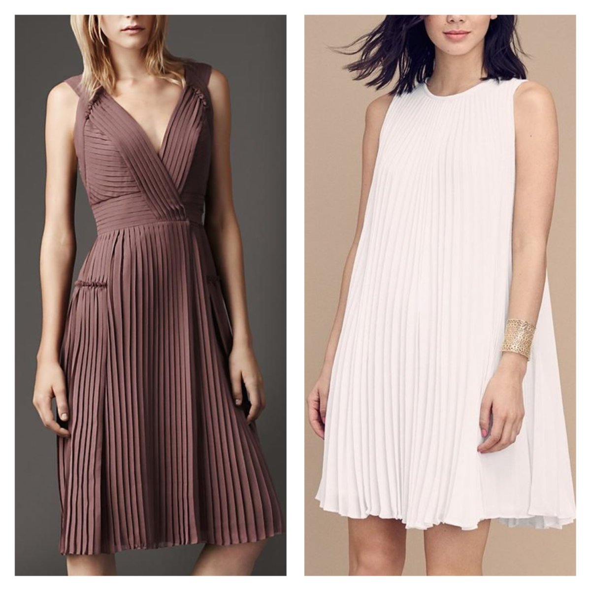 Свадебное платье с плиссированной юбкой