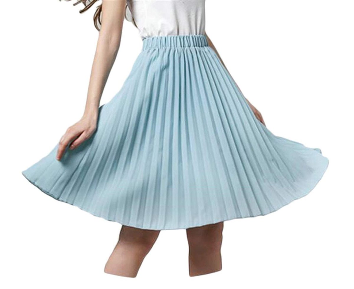 Юбка белая плиссированная короткая