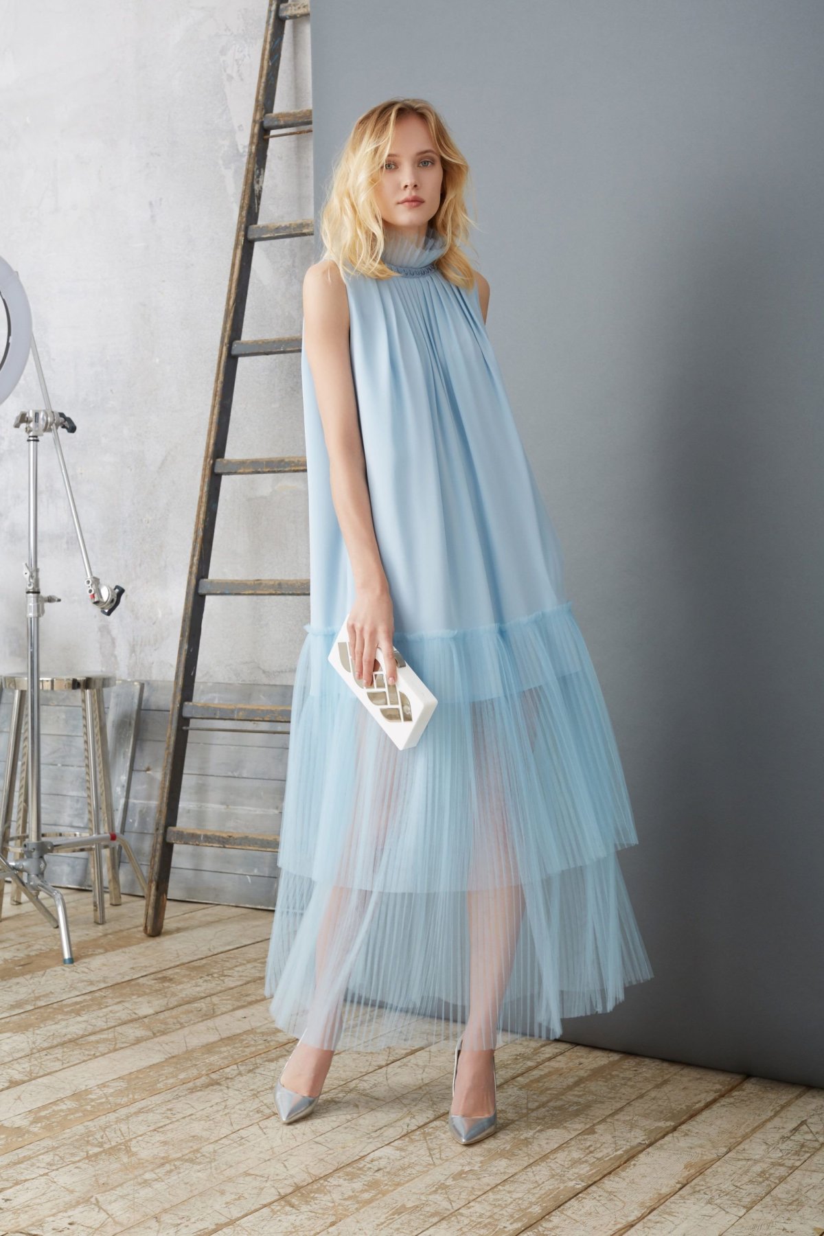 Летнее платье из органзы