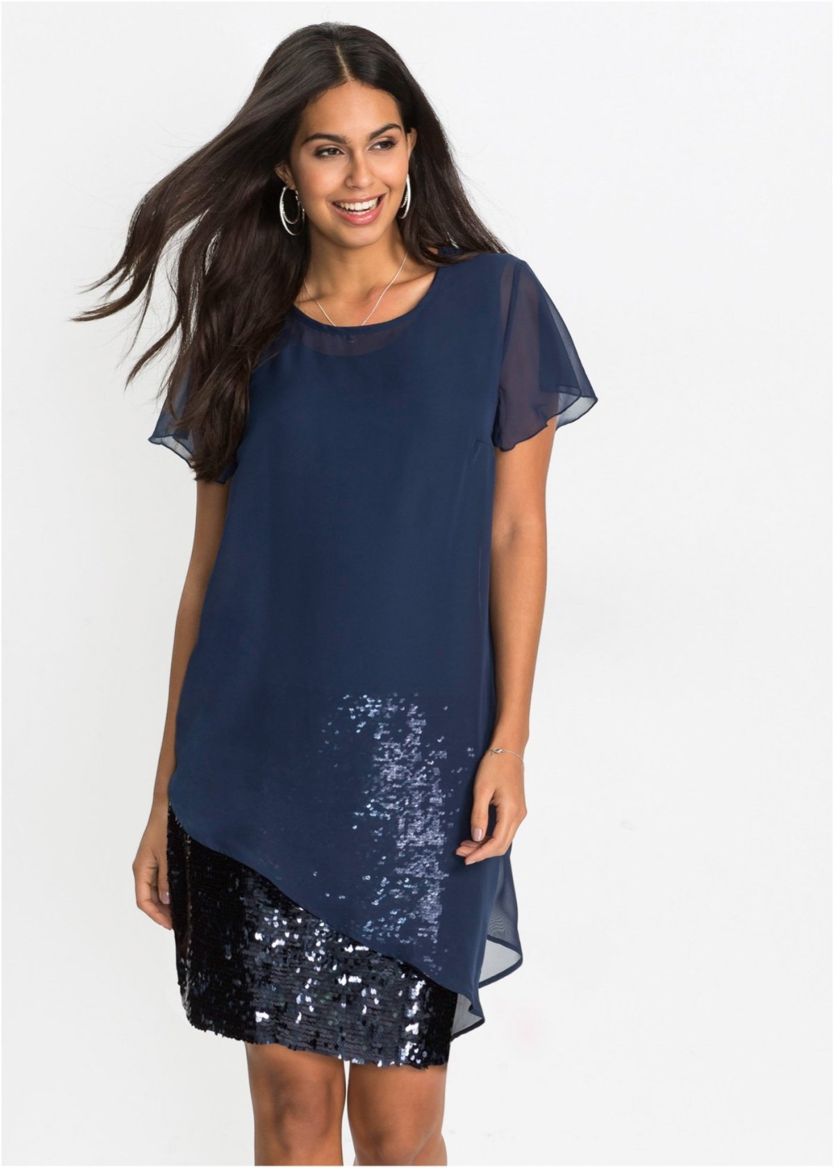 Бонприкс синее платье