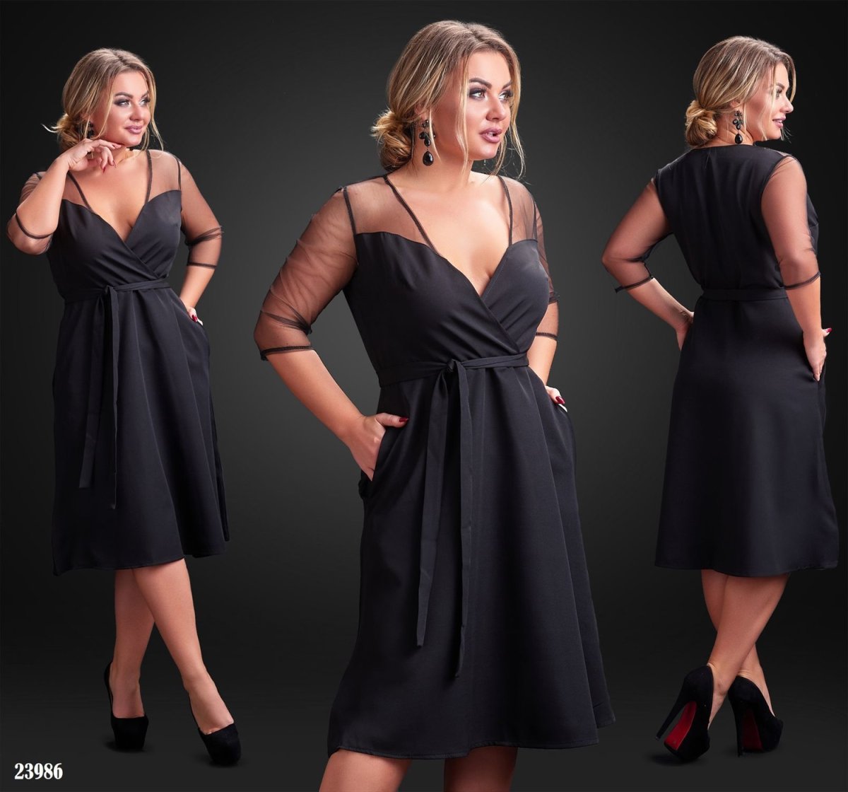 Платье для корпоратива для полной женщины