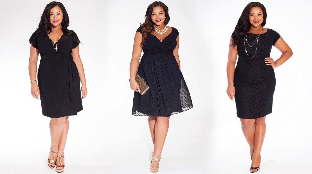 Маленькое черное платье для полных