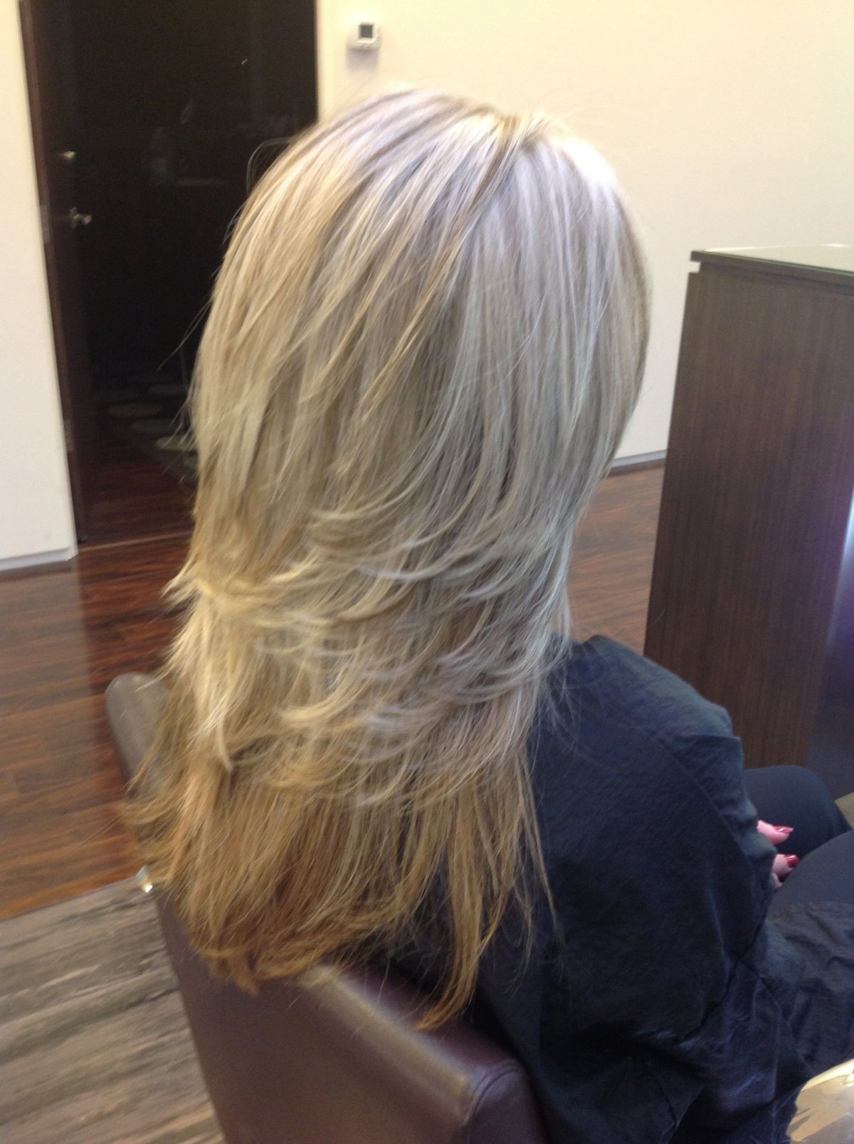 Многоярусный Каскад стрижка