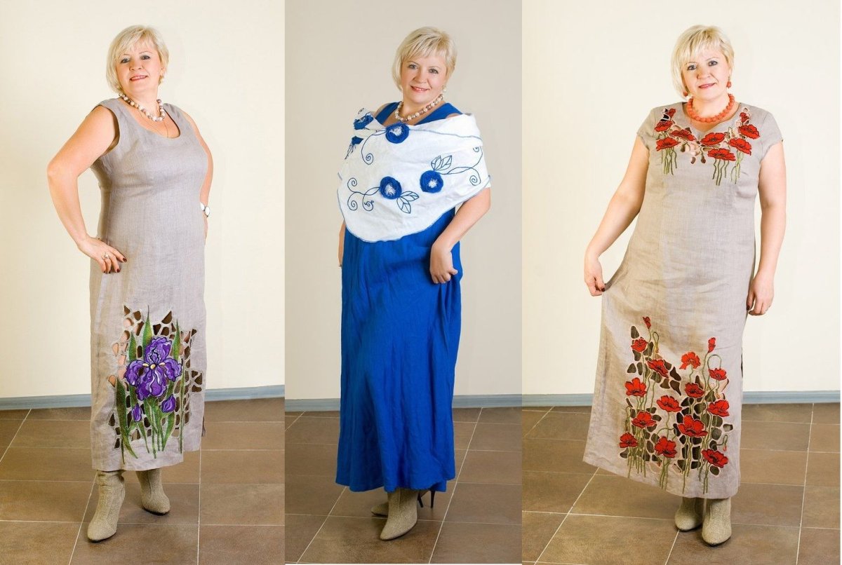 Авторская одежда из льна Натальи Гайдаржи
