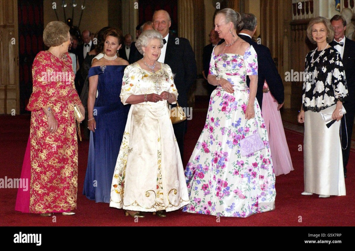 Маргрете II И Елизавета 2