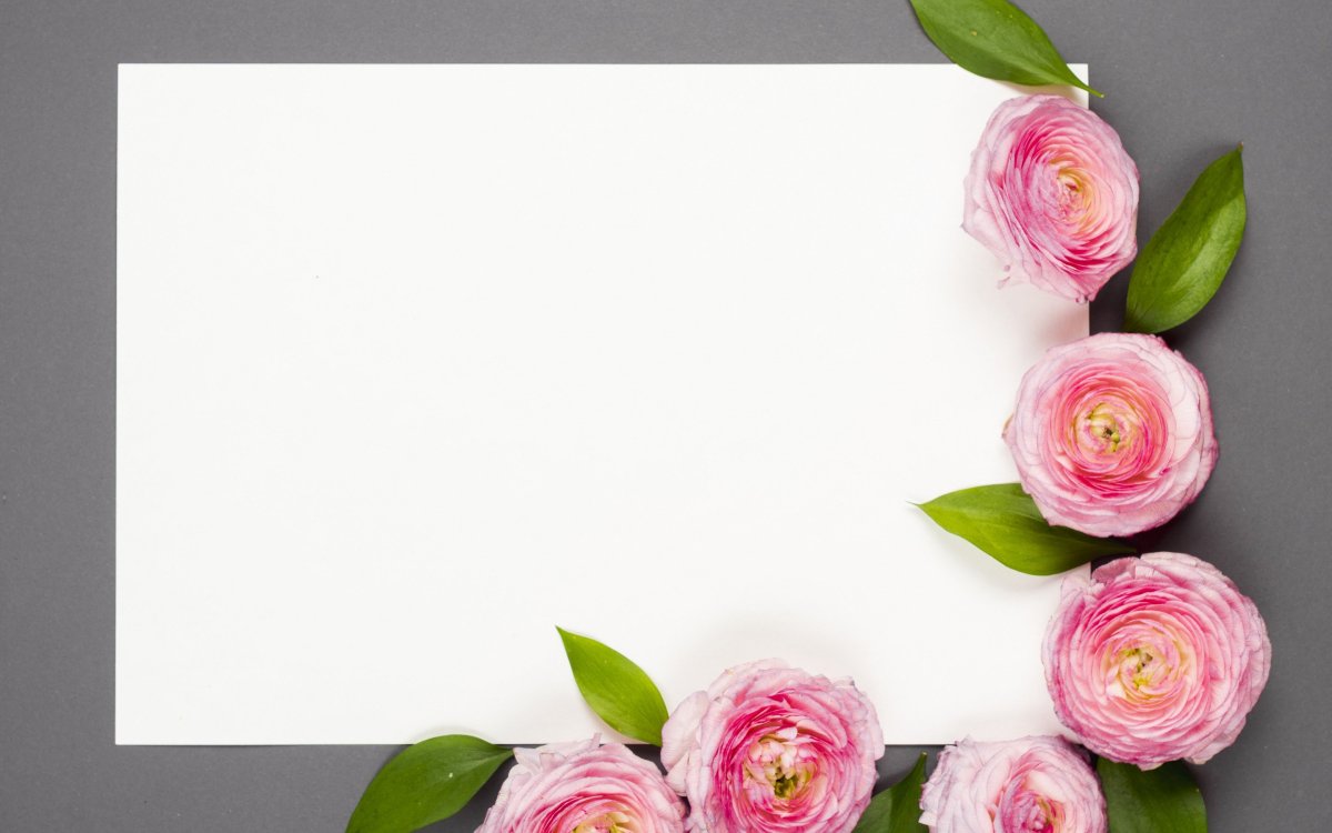 Рамка цветы