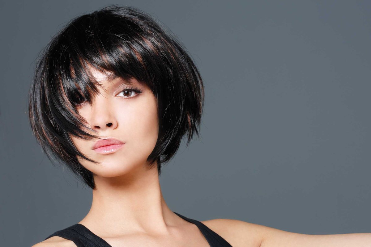 Французский Боб с рваной челкой