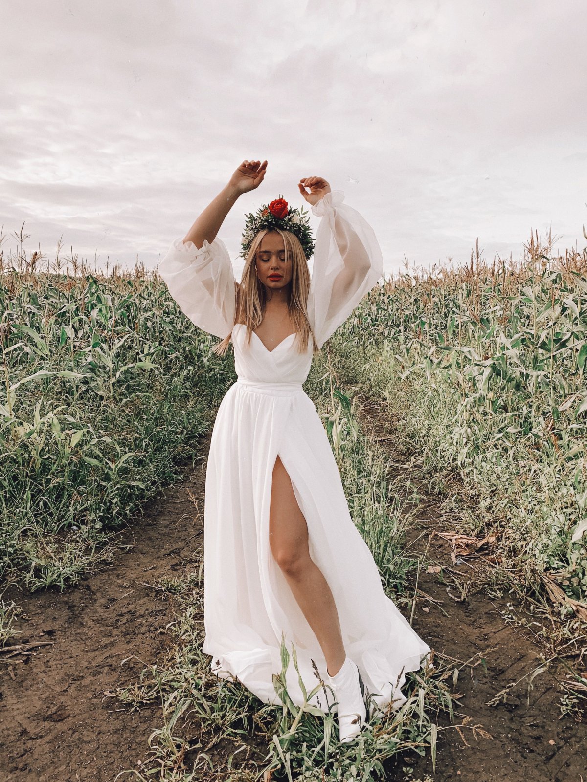 Фотосессия на полу