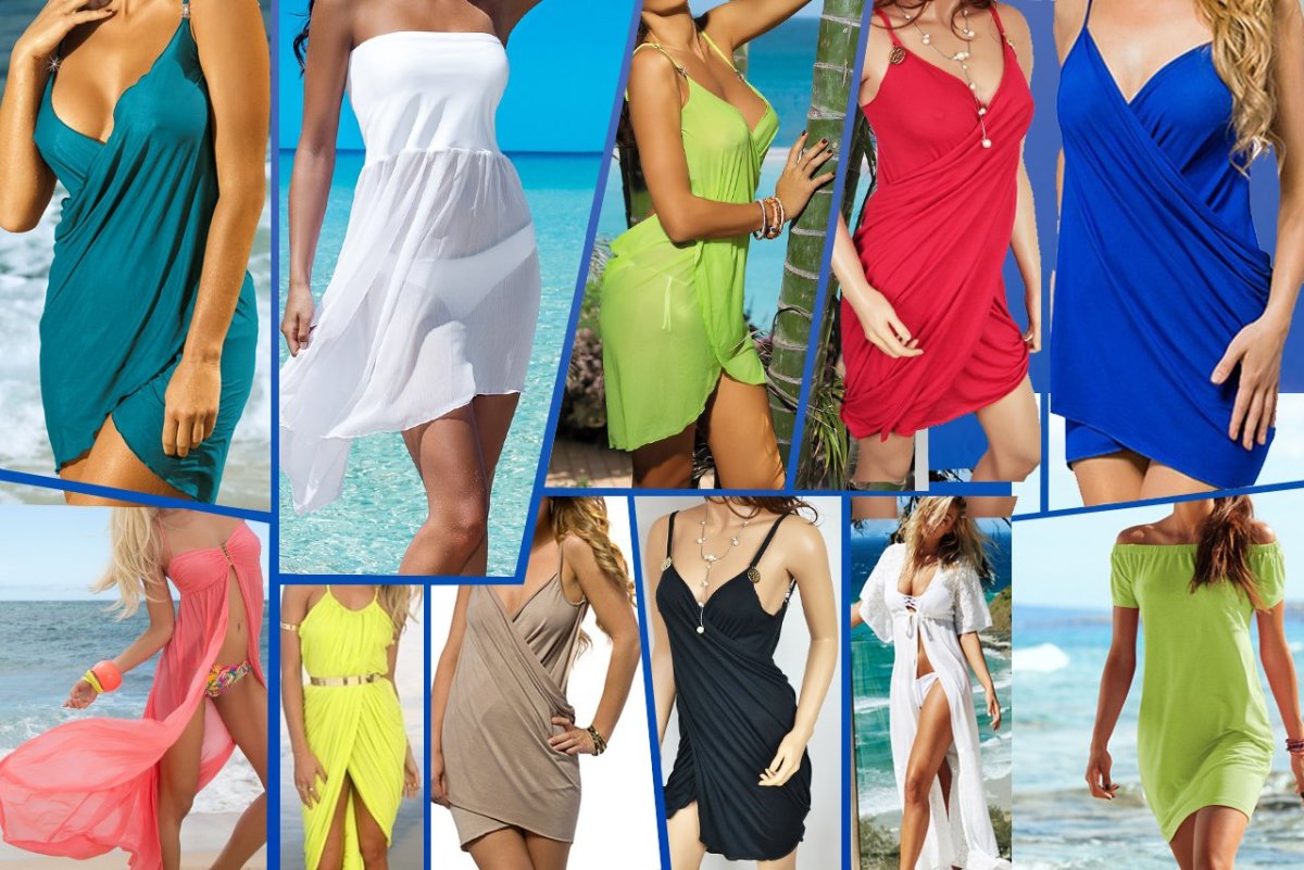 Пошив пляжного платья