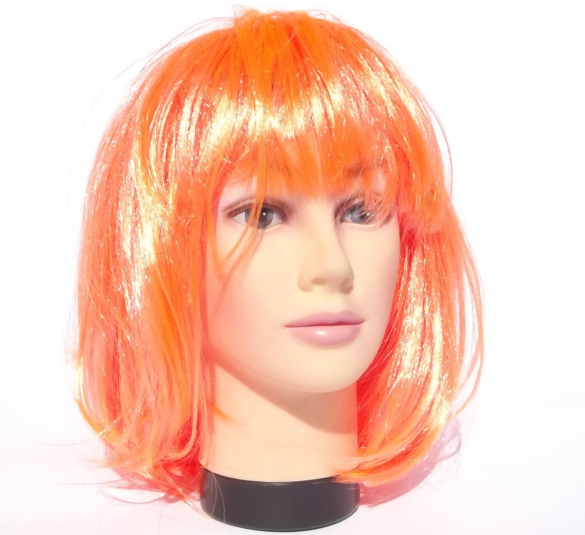 Парик оранжевое каре (10952)