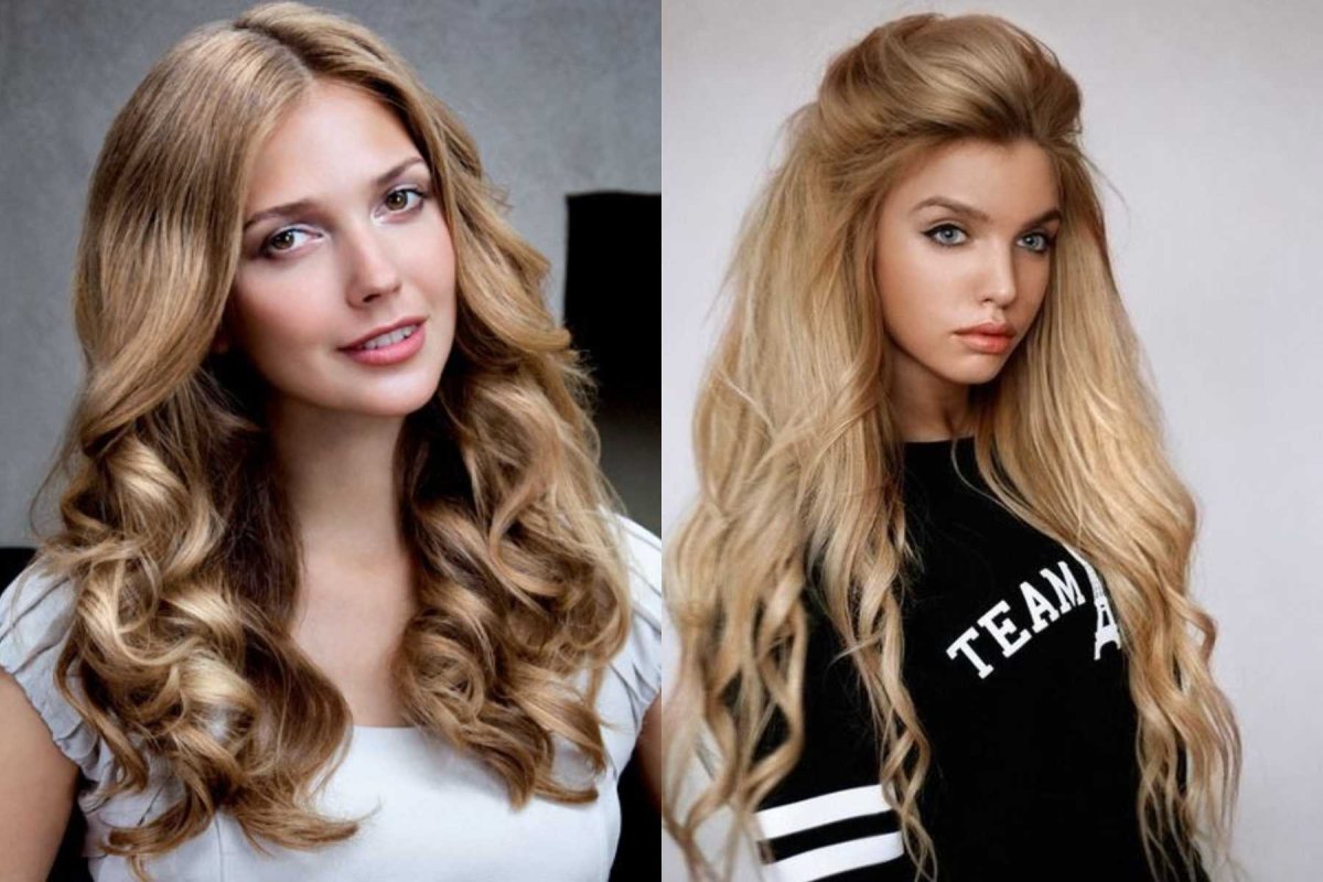 Локоны на прямые длинные волосы