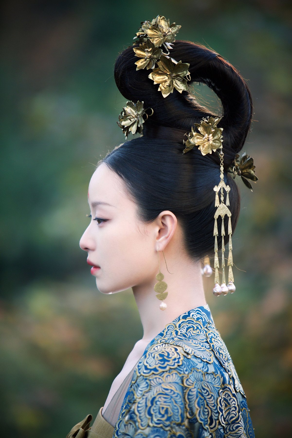 Китайские прически на длинные волосы