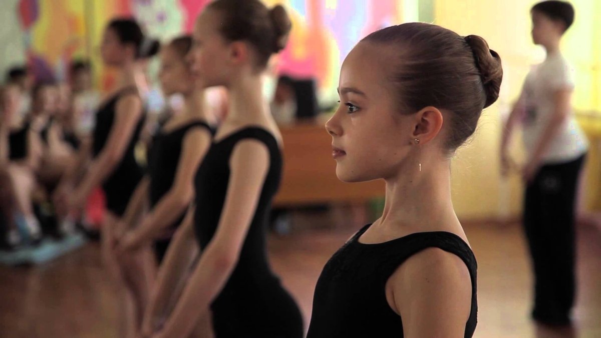 Прическа для занятий танцами