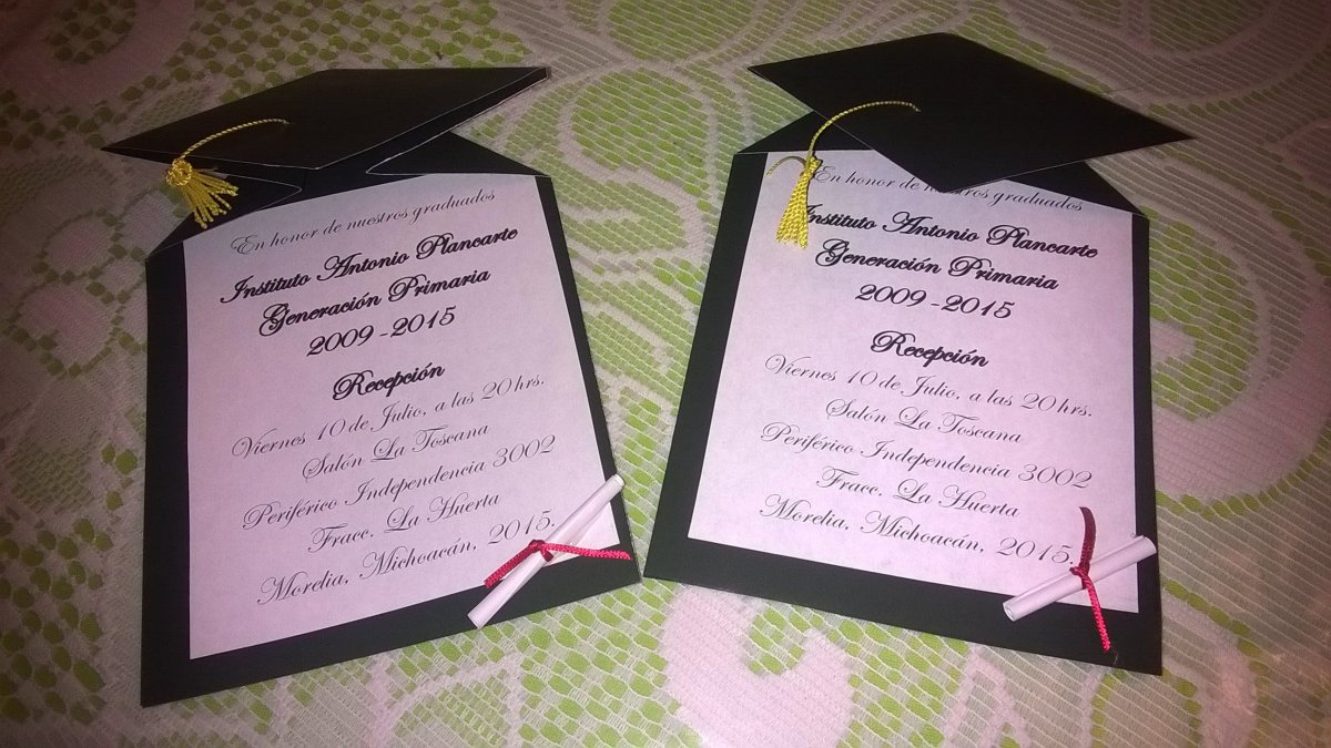 Самодельные пригласительные на выпускной