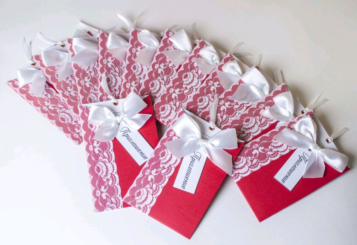 Пригласительные на свадьбу своими руками