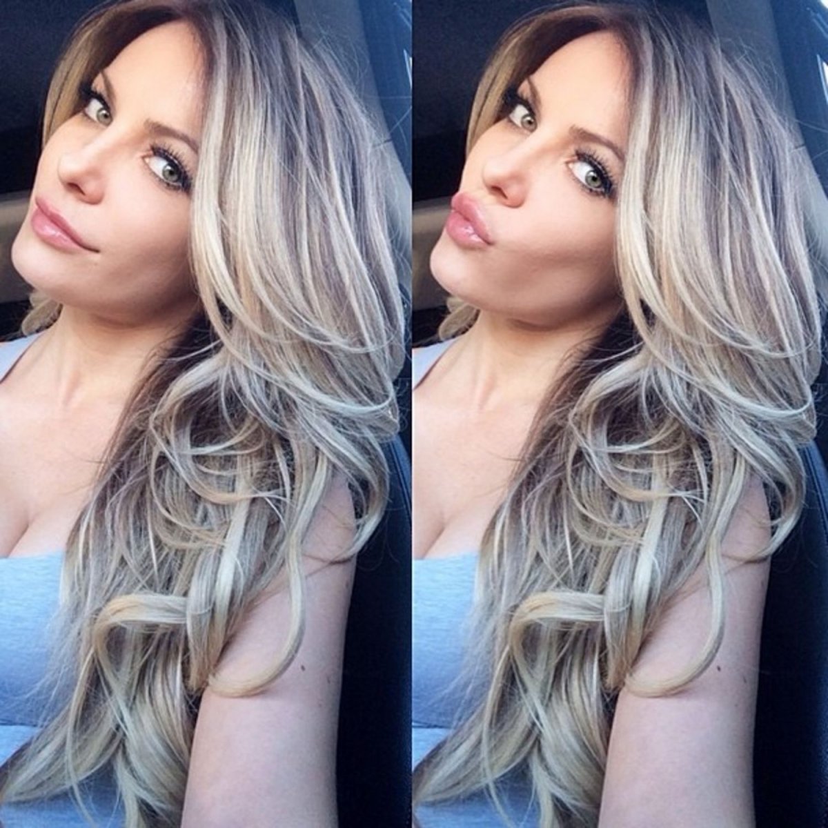 Мелирование волос с темными корнями