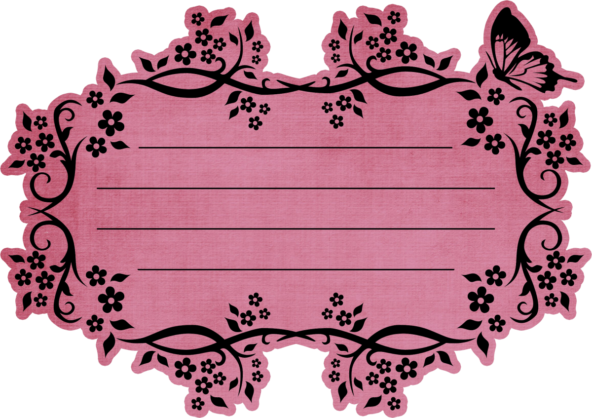 Рамка для подписи тетради