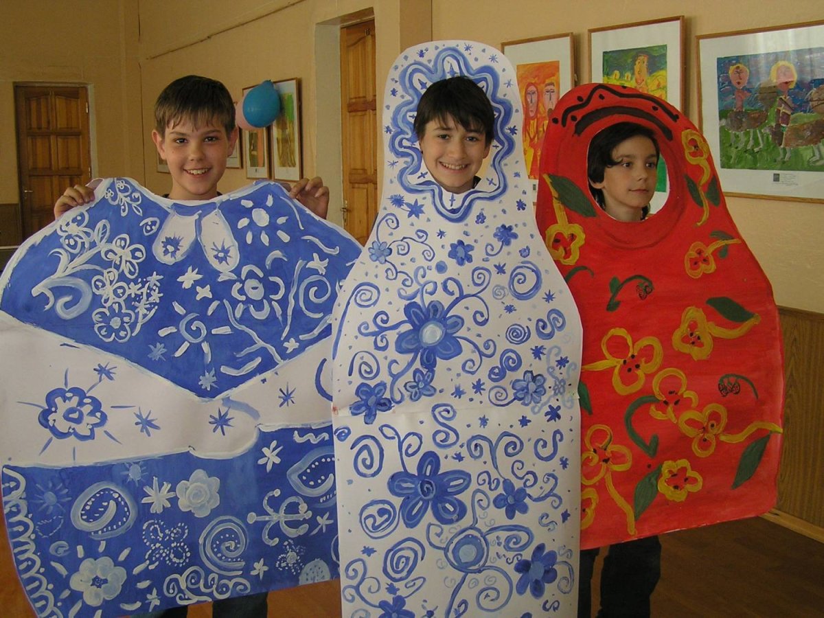 Тантамарески в народном стиле