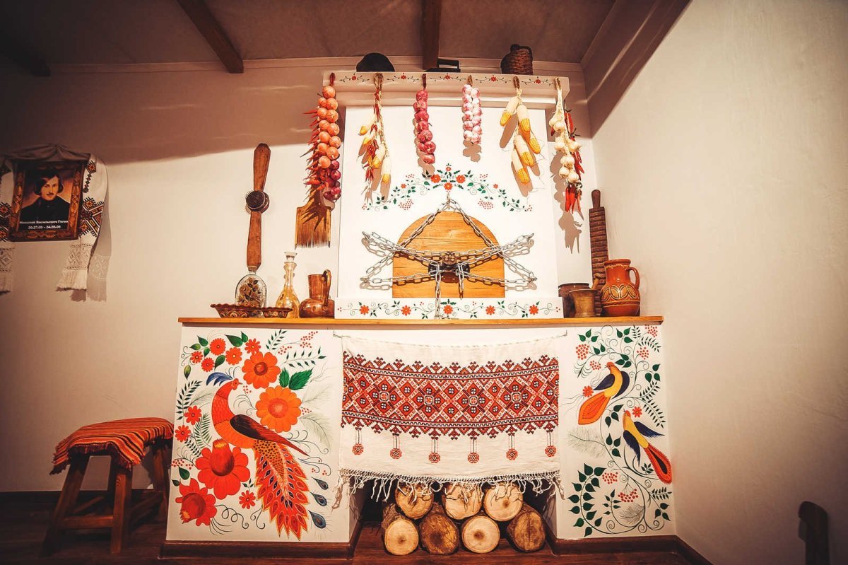Декорации в русском народном стиле