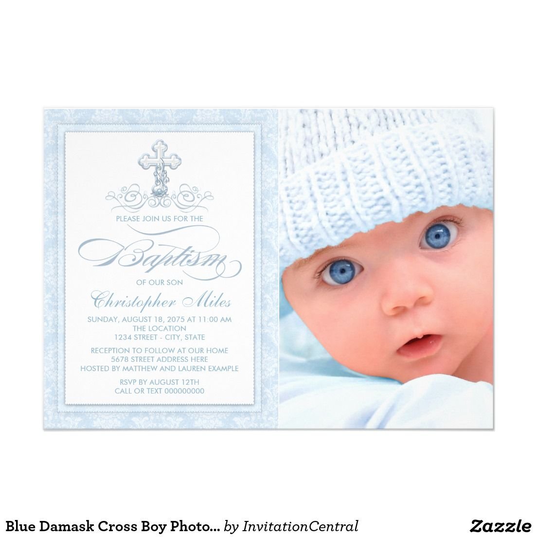 Электронные пригласительные на крестины